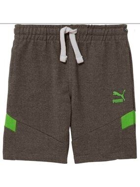 Puma Kids Boys Shorts Cotton French Terry Size